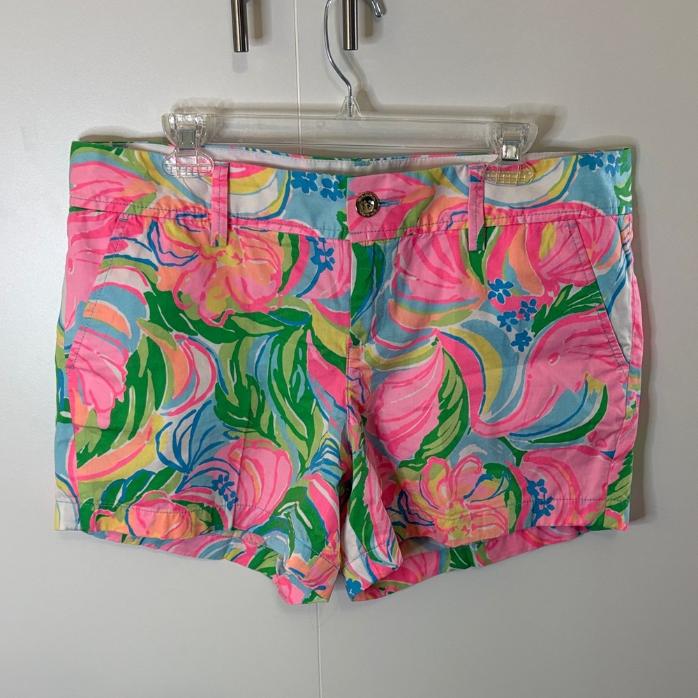 Lilly Pulitzer Pink, Blue and Green Floral Shorts